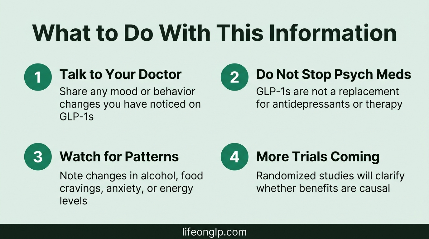 What to do with new GLP-1 mental health research - 4 step guide